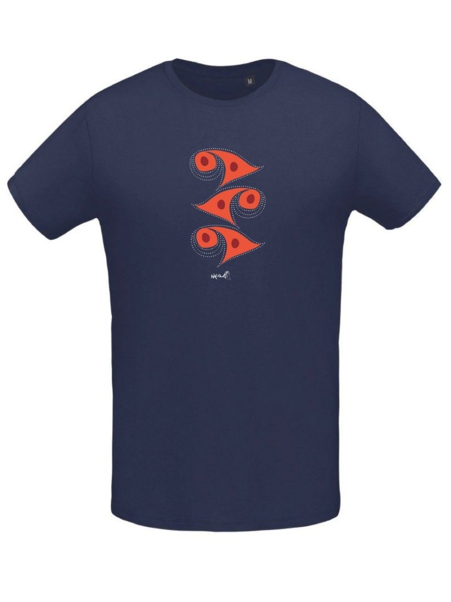 TSHIRT ΜΠΛΕ  ΨΑΡΑΚΙΑ